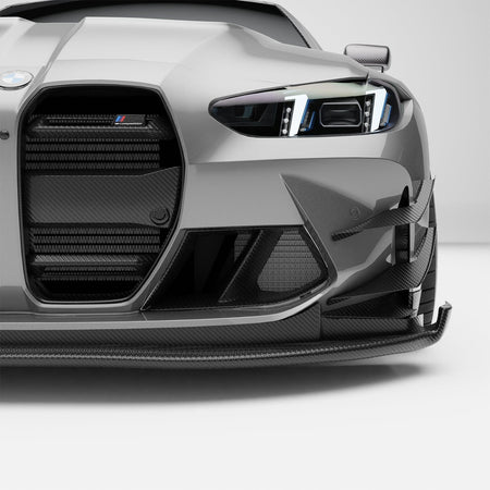 Revozport Misc. Exterior BMW M4 G82 Carbon Fiber Front Bumper Inlets