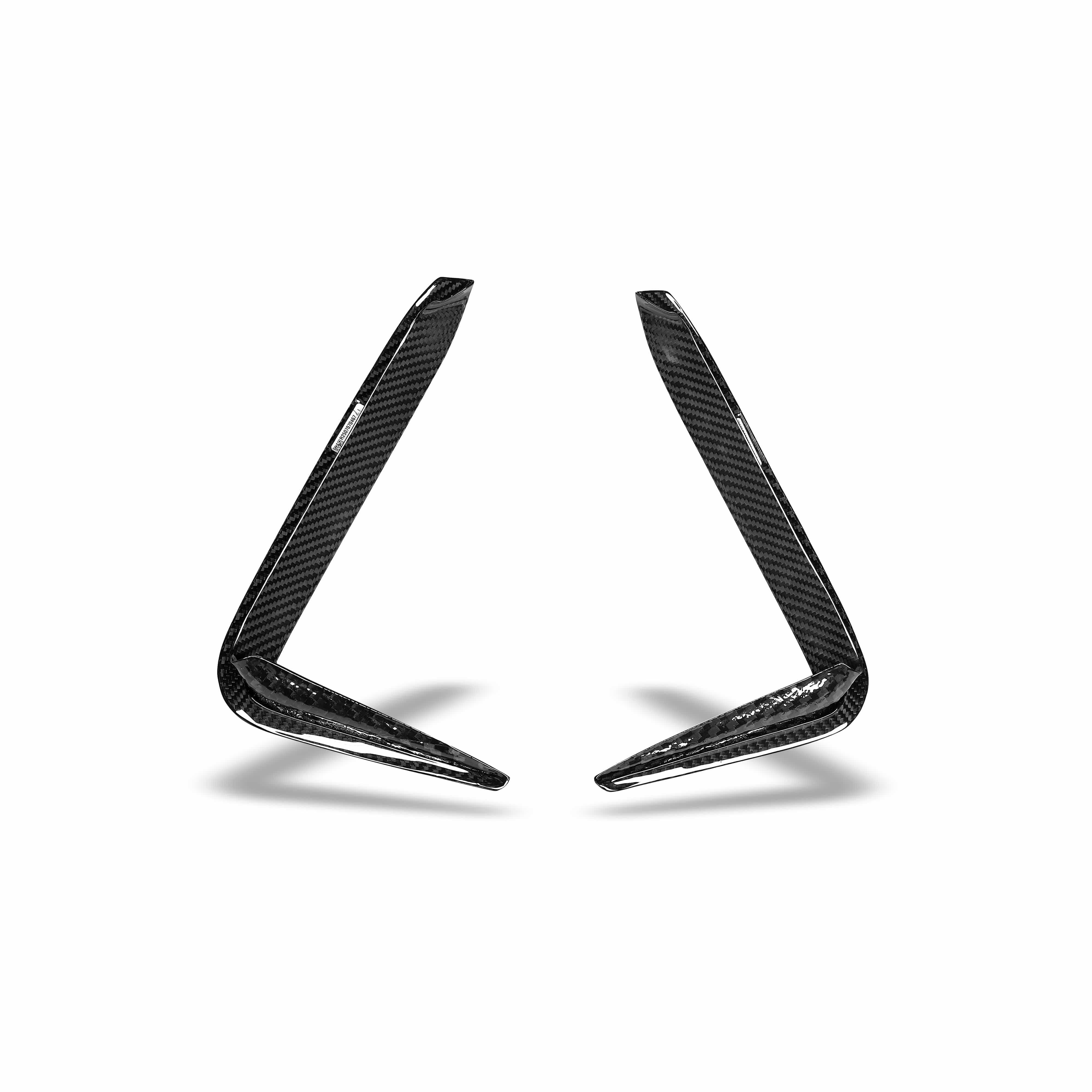Revozport Misc. Exterior BMW M8 F91 F92 F93 Carbon Fiber Rear Bumper Canards
