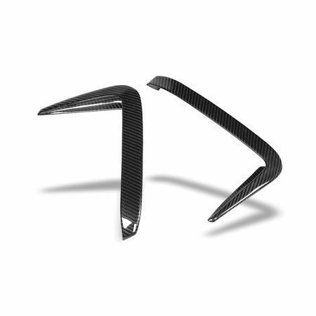 Revozport Misc. Exterior BMW M8 F91 F92 F93 Carbon Fiber Rear Bumper Canards