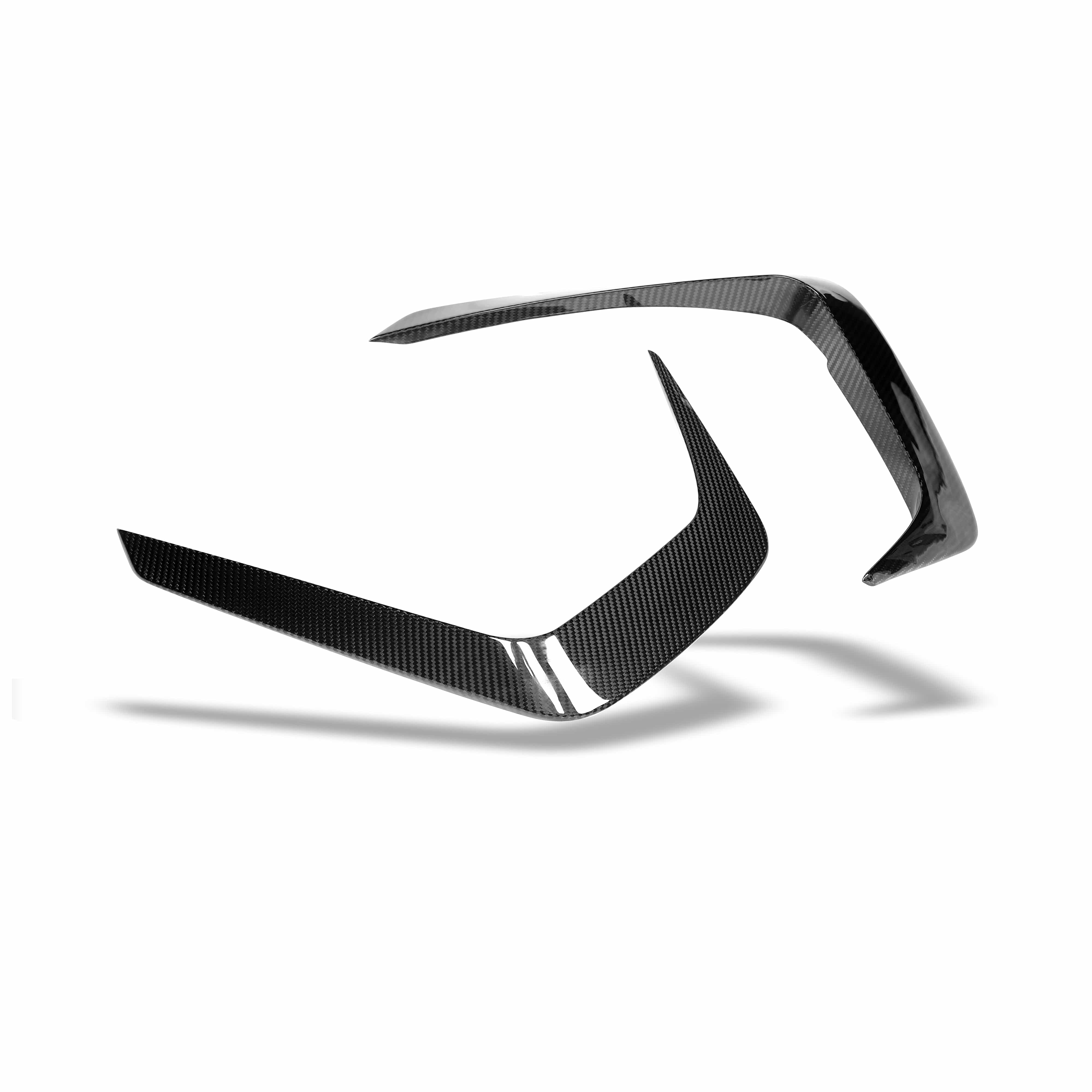 Revozport Misc. Exterior BMW M8 F93 Carbon Fiber Front Bumper Canards