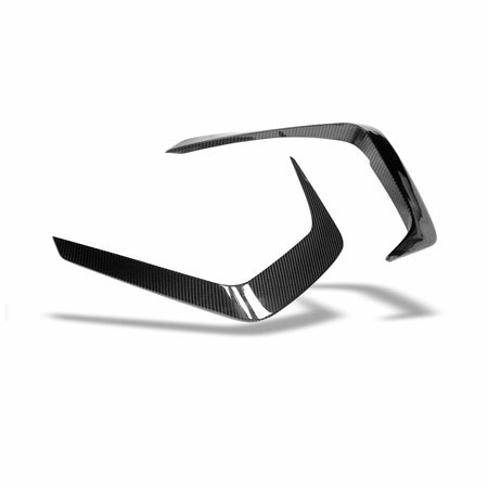Revozport Misc. Exterior BMW M8 F93 Carbon Fiber Front Bumper Canards