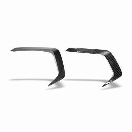 Revozport Misc. Exterior BMW M8 F93 Carbon Fiber Front Bumper Canards