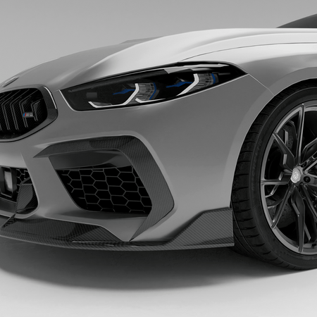 Revozport Misc. Exterior BMW M8 F93 Carbon Fiber Front Bumper Canards