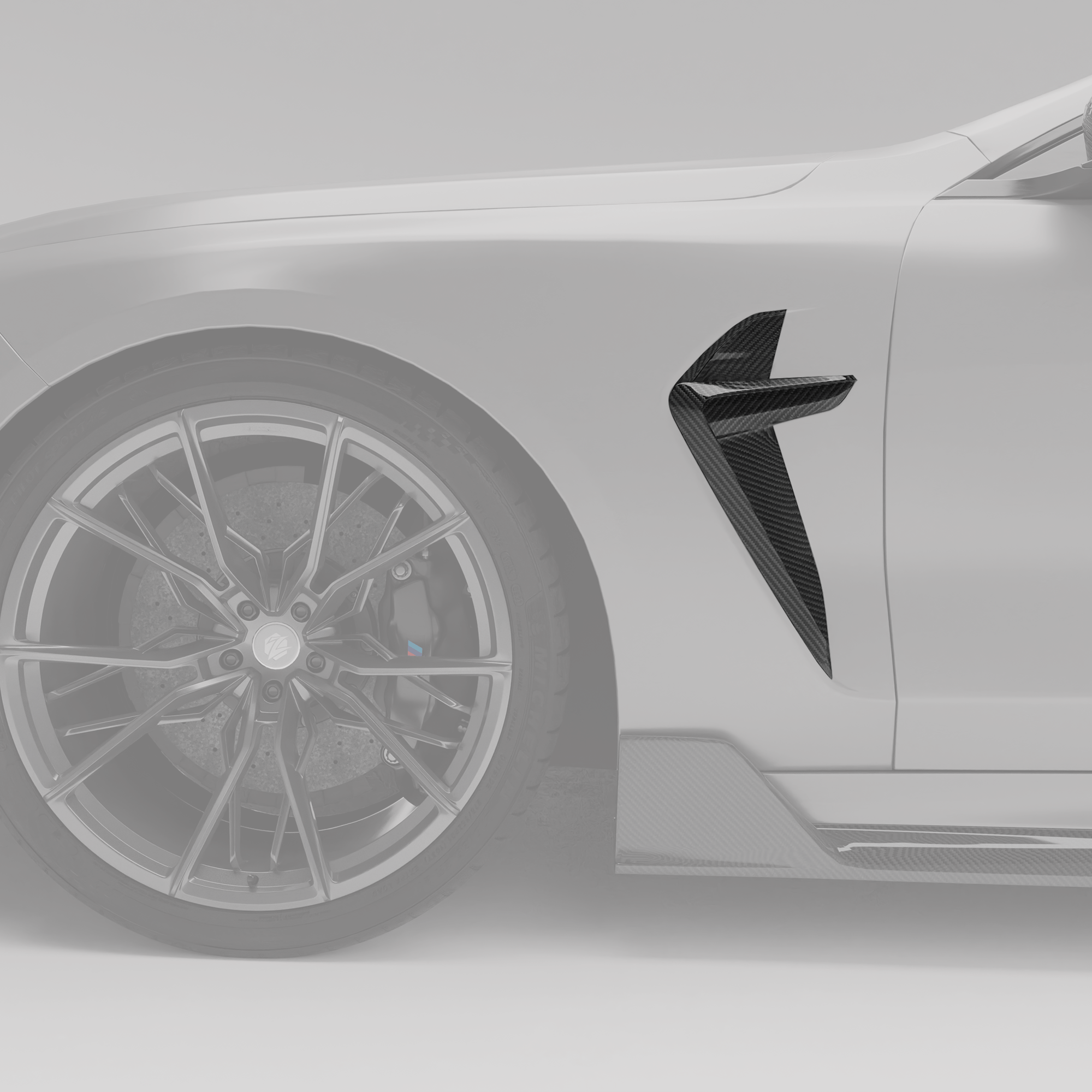 Revozport Misc. Exterior BMW M8 F93 Carbon Fiber Side Fender Vents
