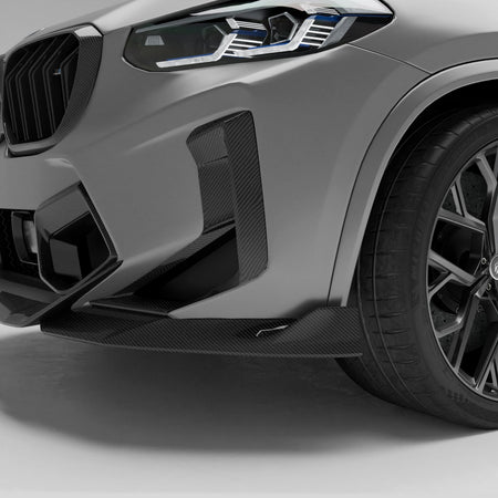 Revozport Misc. Exterior BMW X3M F97 LCI Carbon Fiber Front Bumper Air Intake Covers