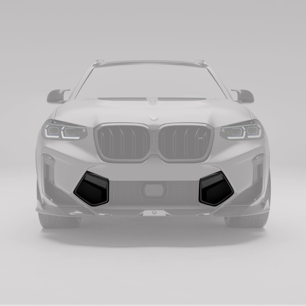 Revozport Misc. Exterior BMW X3M F97 LCI Carbon Fiber Front Bumper Vents