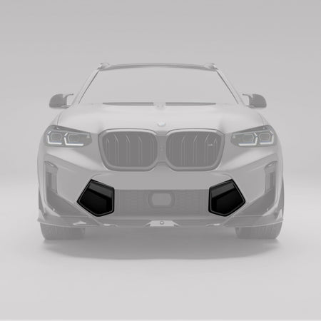 Revozport Misc. Exterior BMW X3M F97 LCI Carbon Fiber Front Bumper Vents
