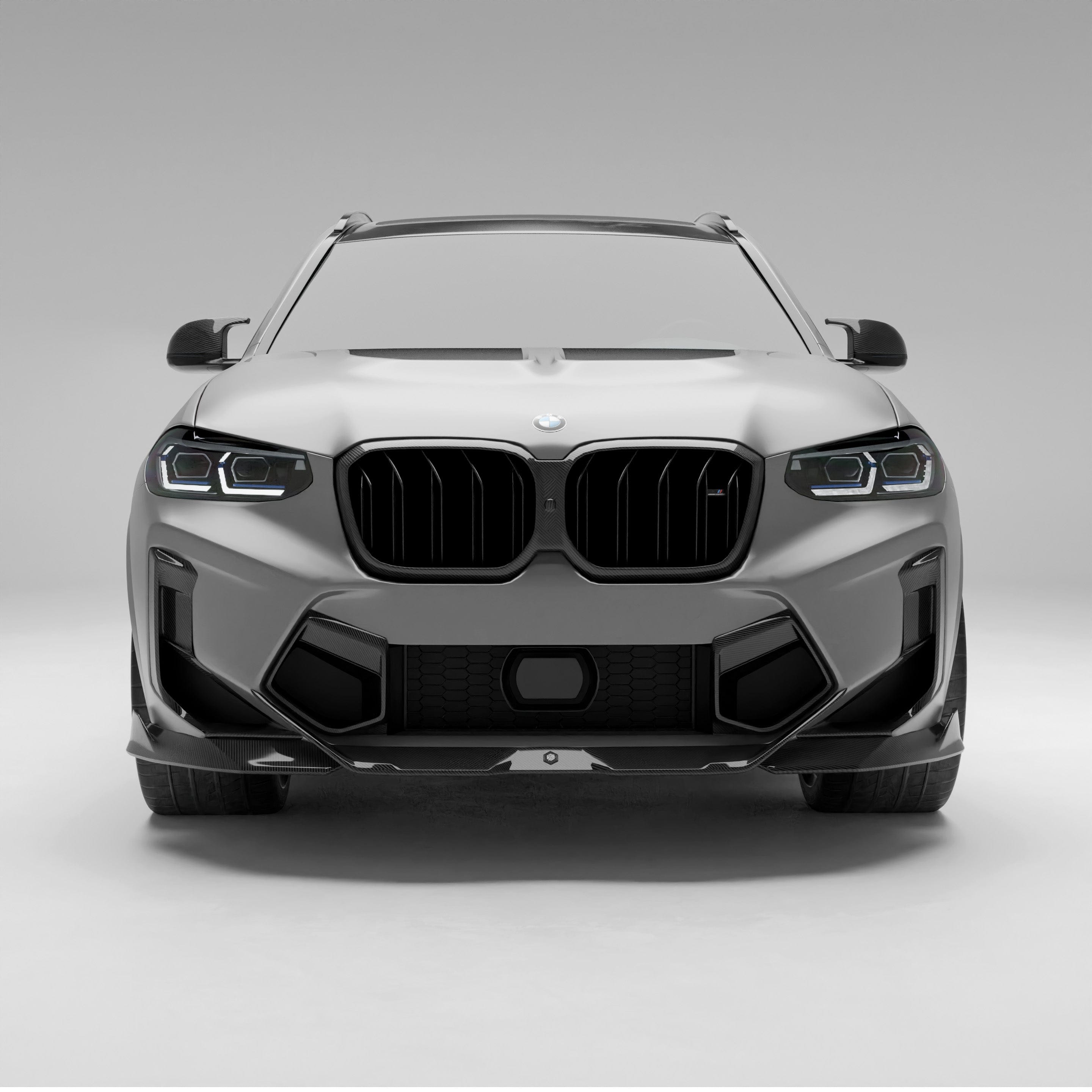 Revozport Misc. Exterior BMW X3M F97 LCI Carbon Fiber Front Bumper Vents