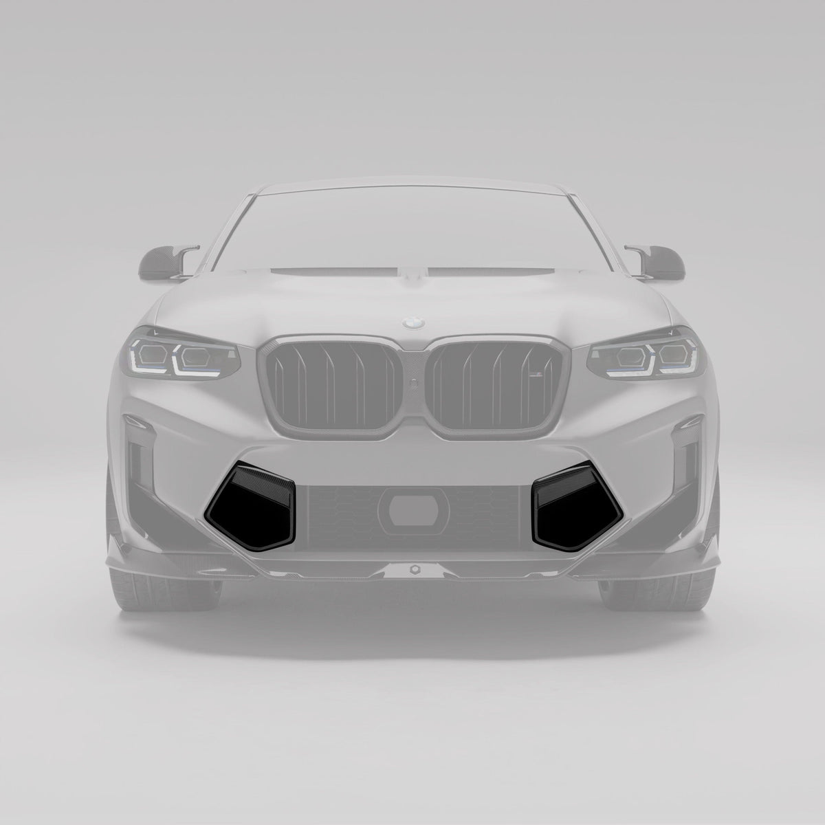 Revozport Misc. Exterior BMW X4M F98 LCI Carbon Fiber Front Bumper Vents