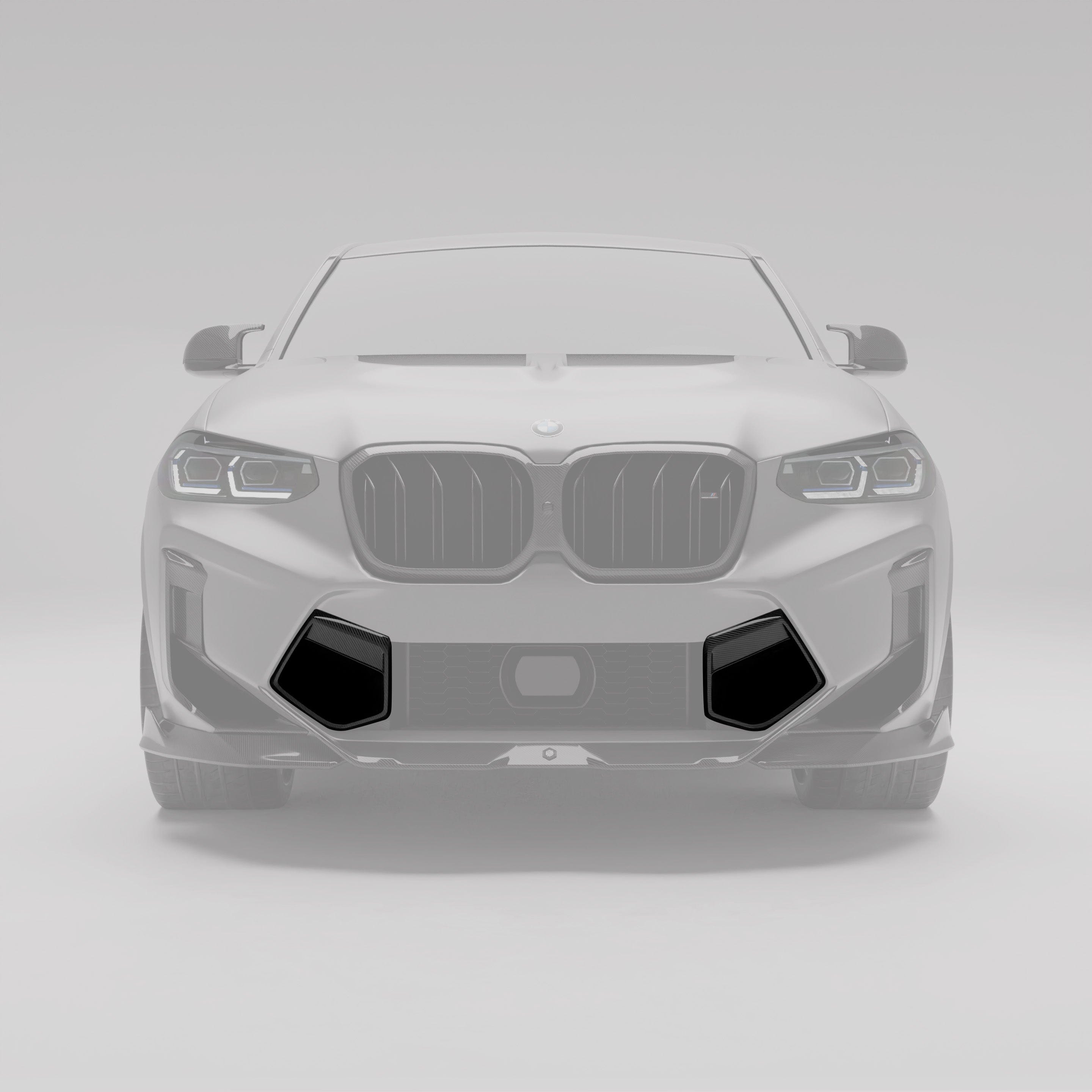 Revozport Misc. Exterior BMW X4M F98 LCI Carbon Fiber Front Bumper Vents