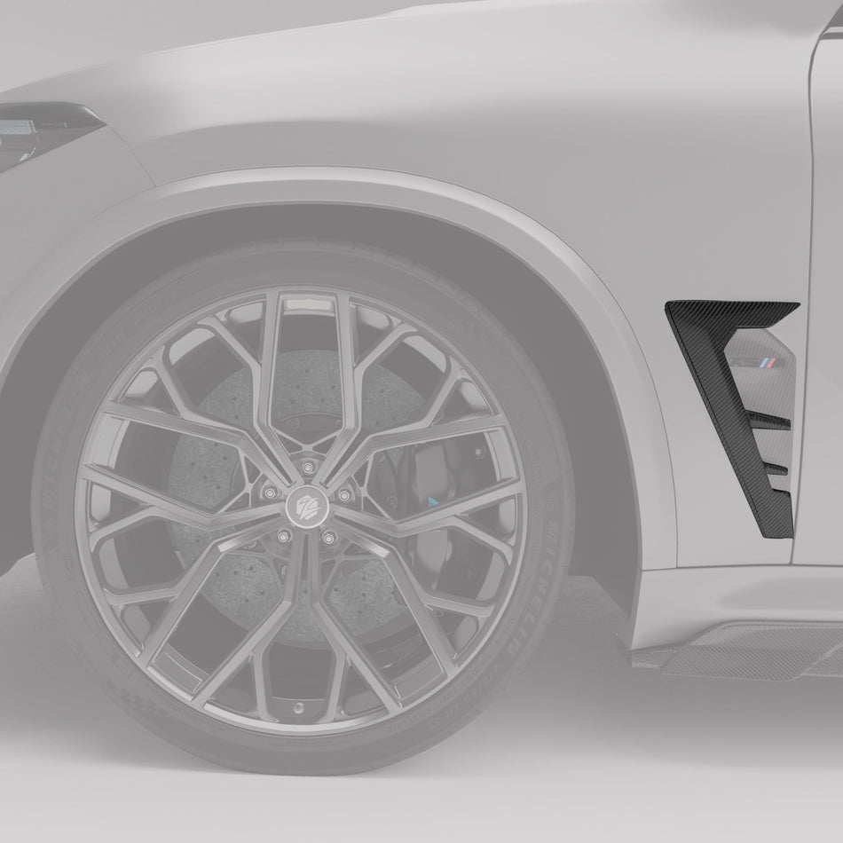 Revozport Misc. Exterior BMW X5M F95 LCI Carbon Fiber Side Vents
