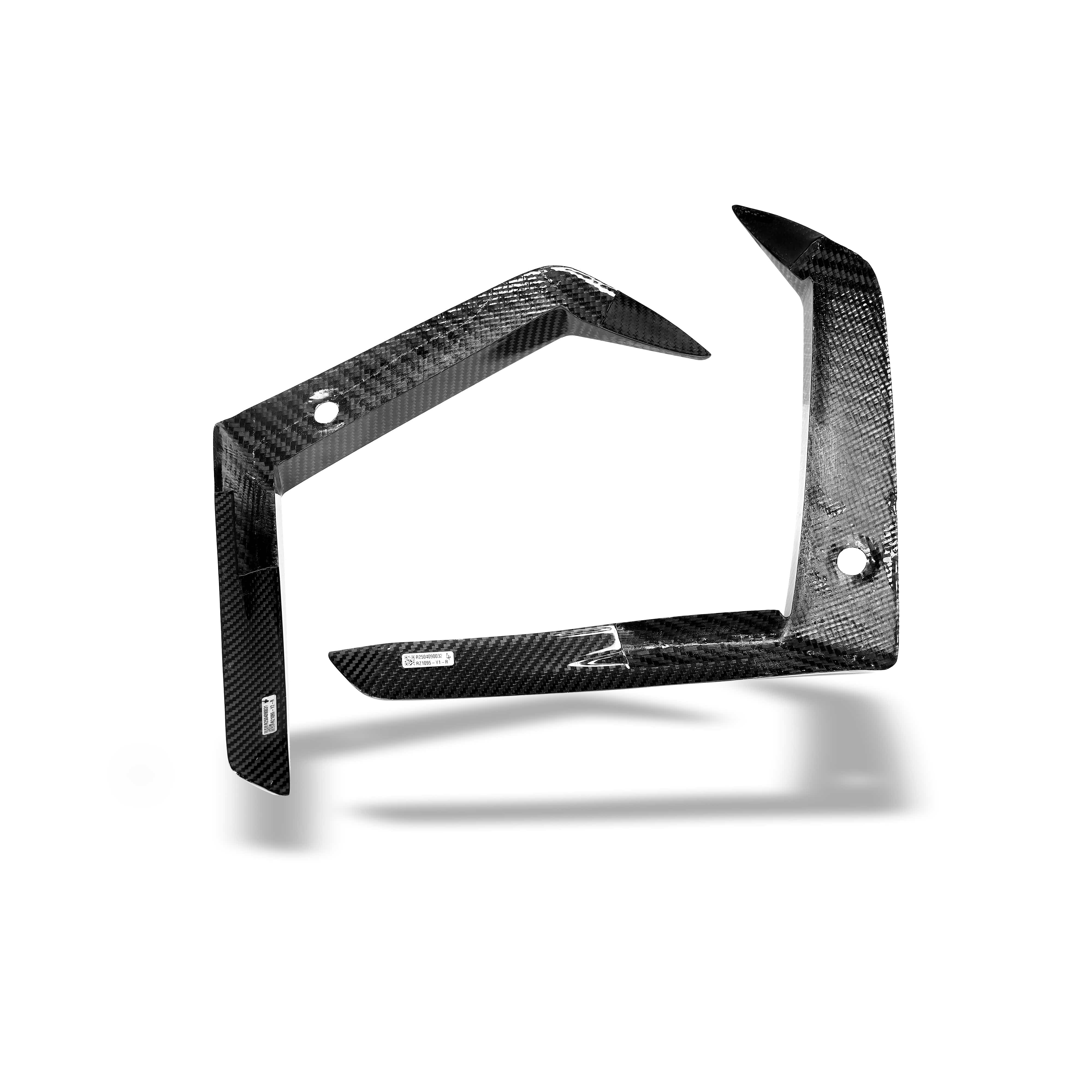 Revozport Misc. Exterior BMW X5M F95 PRE LCI Carbon Fiber Front Bumper Canards