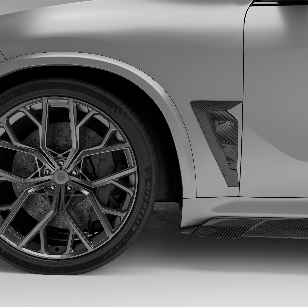 Revozport Misc. Exterior BMW X5M F95 PRE LCI Carbon Fiber Side Fender Vents