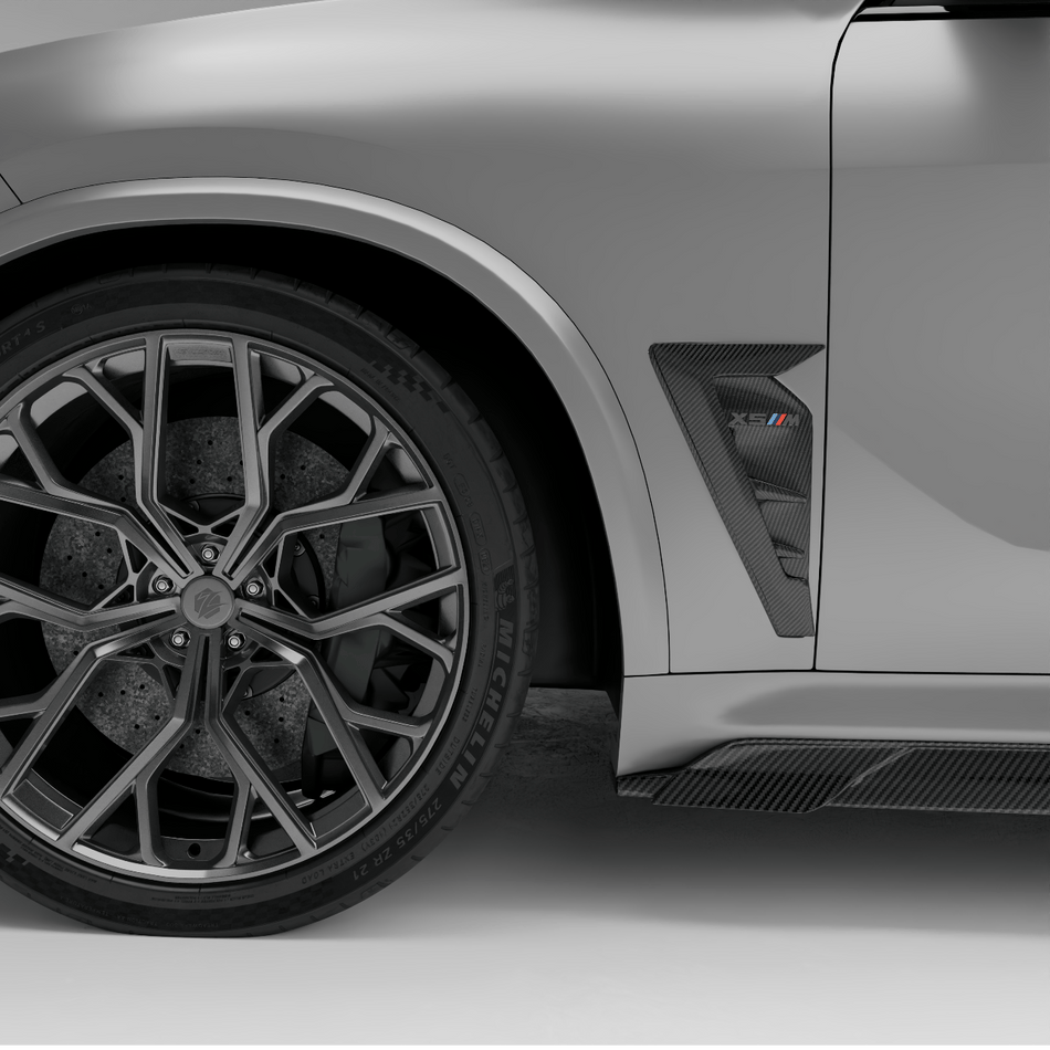 Revozport Misc. Exterior BMW X5M F95 PRE LCI Carbon Fiber Side Fender Vents