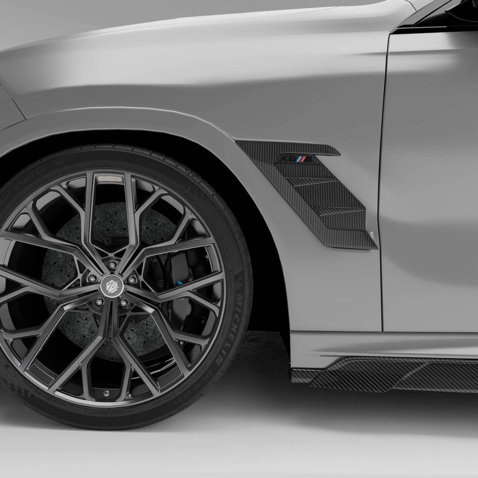 Revozport Misc. Exterior BMW X6M F96 LCI Carbon Fiber Side Vents