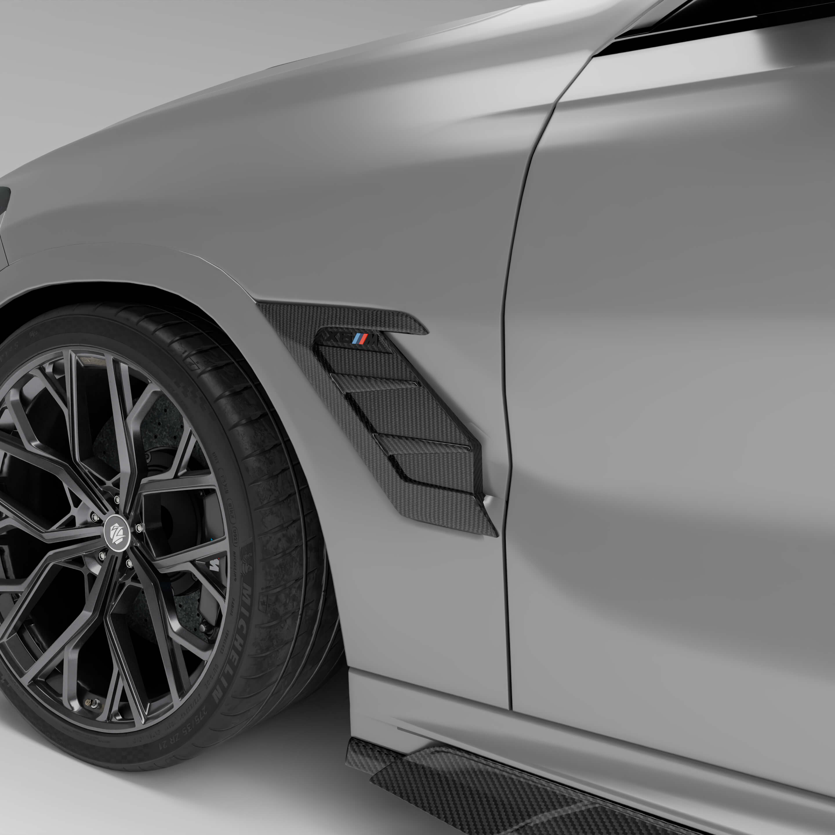 Revozport Misc. Exterior BMW X6M F96 LCI Carbon Fiber Side Vents