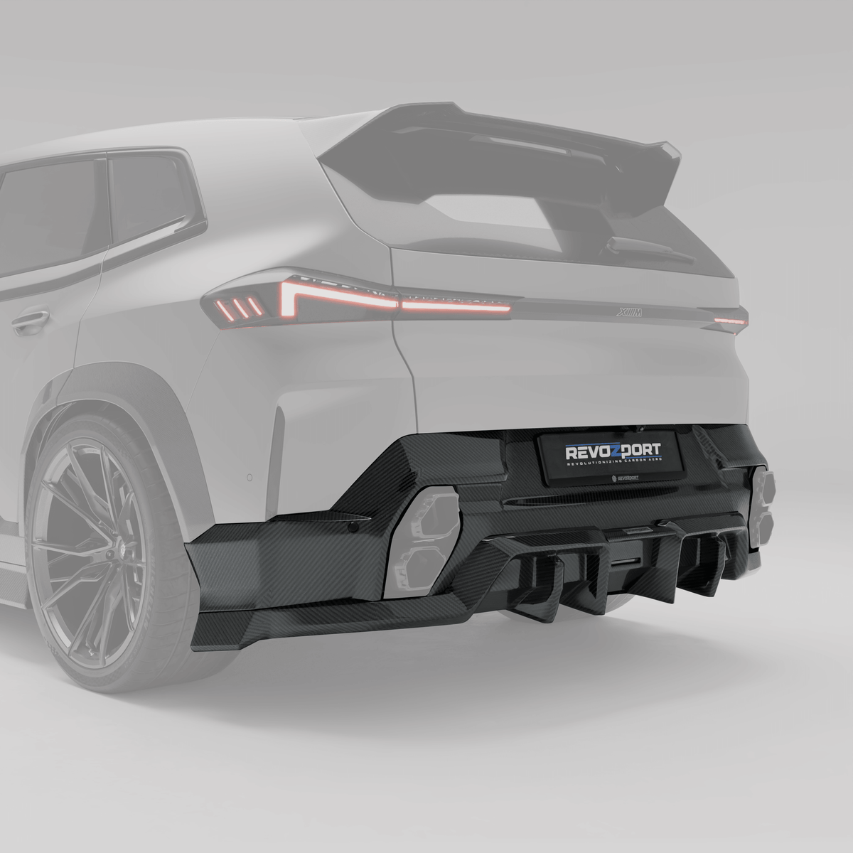Revozport Rear Diffuser BMW XM G09 Carbon Fiber Rear Diffuser
