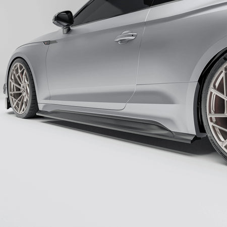 Revozport Side Skirts Audi RS5 B9.5 Coupe Carbon Fiber Side Skirts