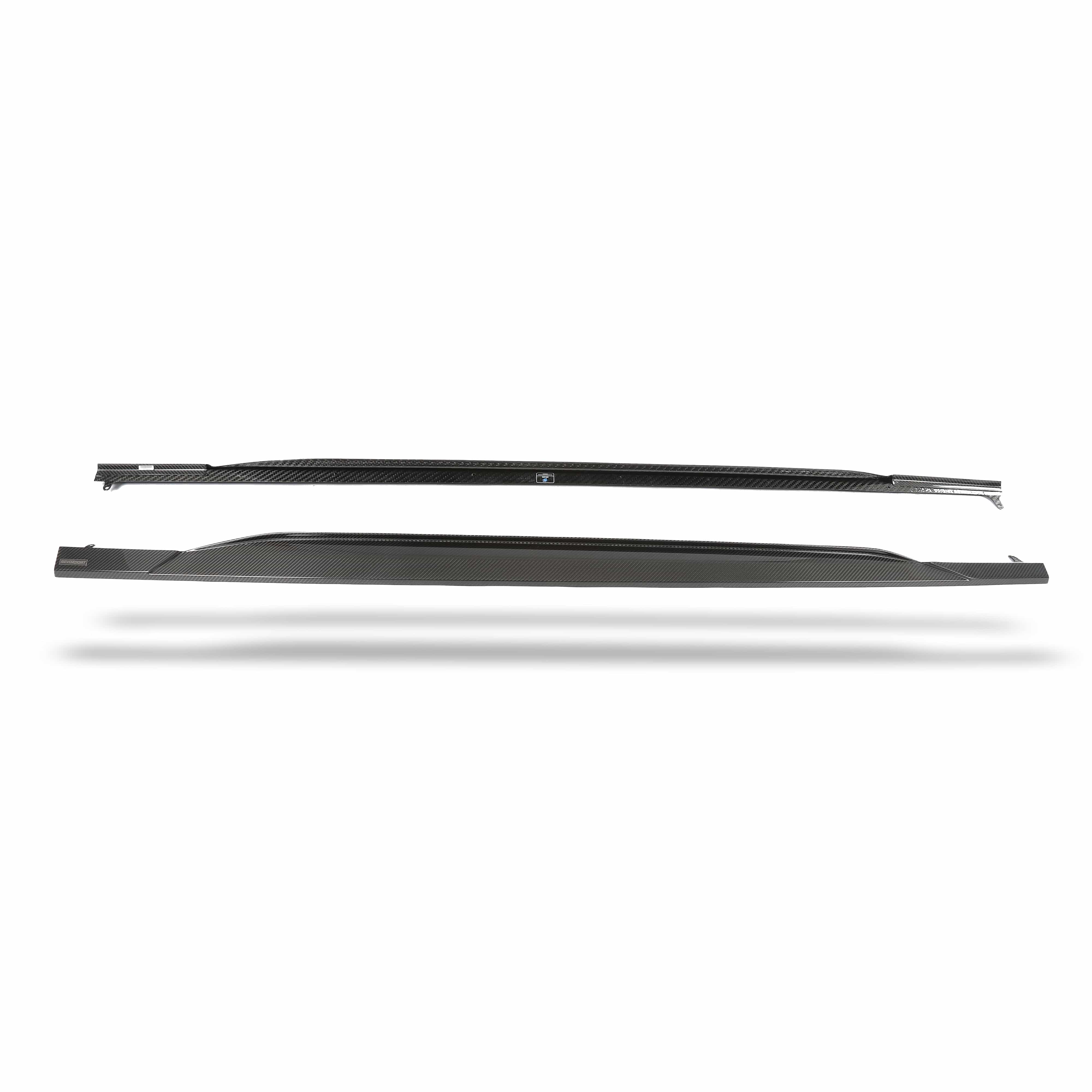 Revozport Side Skirts Audi RS6 C8 Carbon Fiber Side Skirts