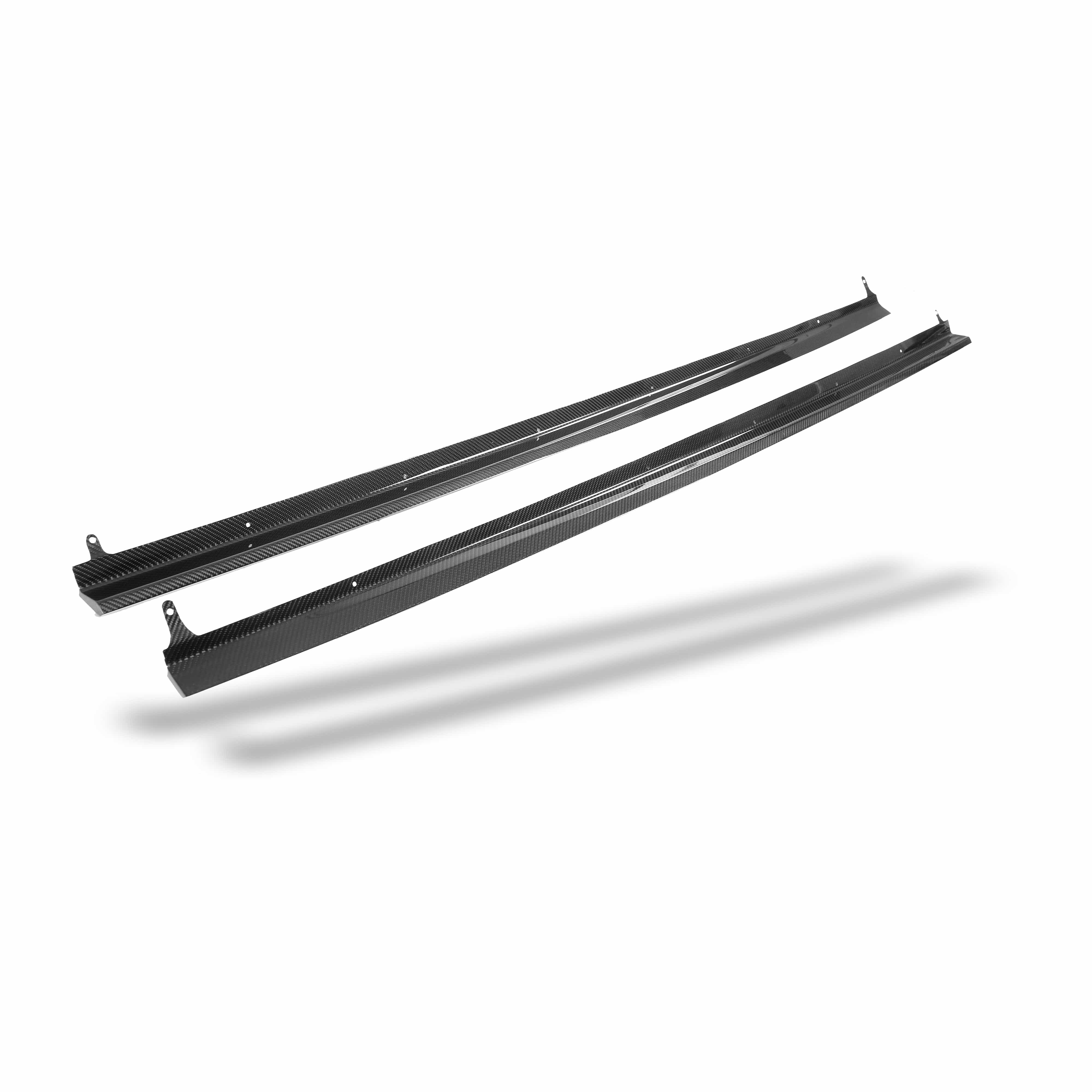 Revozport Side Skirts Audi RS6 C8 Carbon Fiber Side Skirts