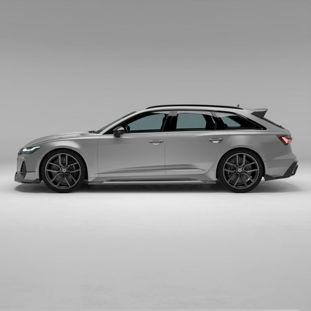 Revozport Side Skirts Audi RS6 C8 Carbon Fiber Side Skirts
