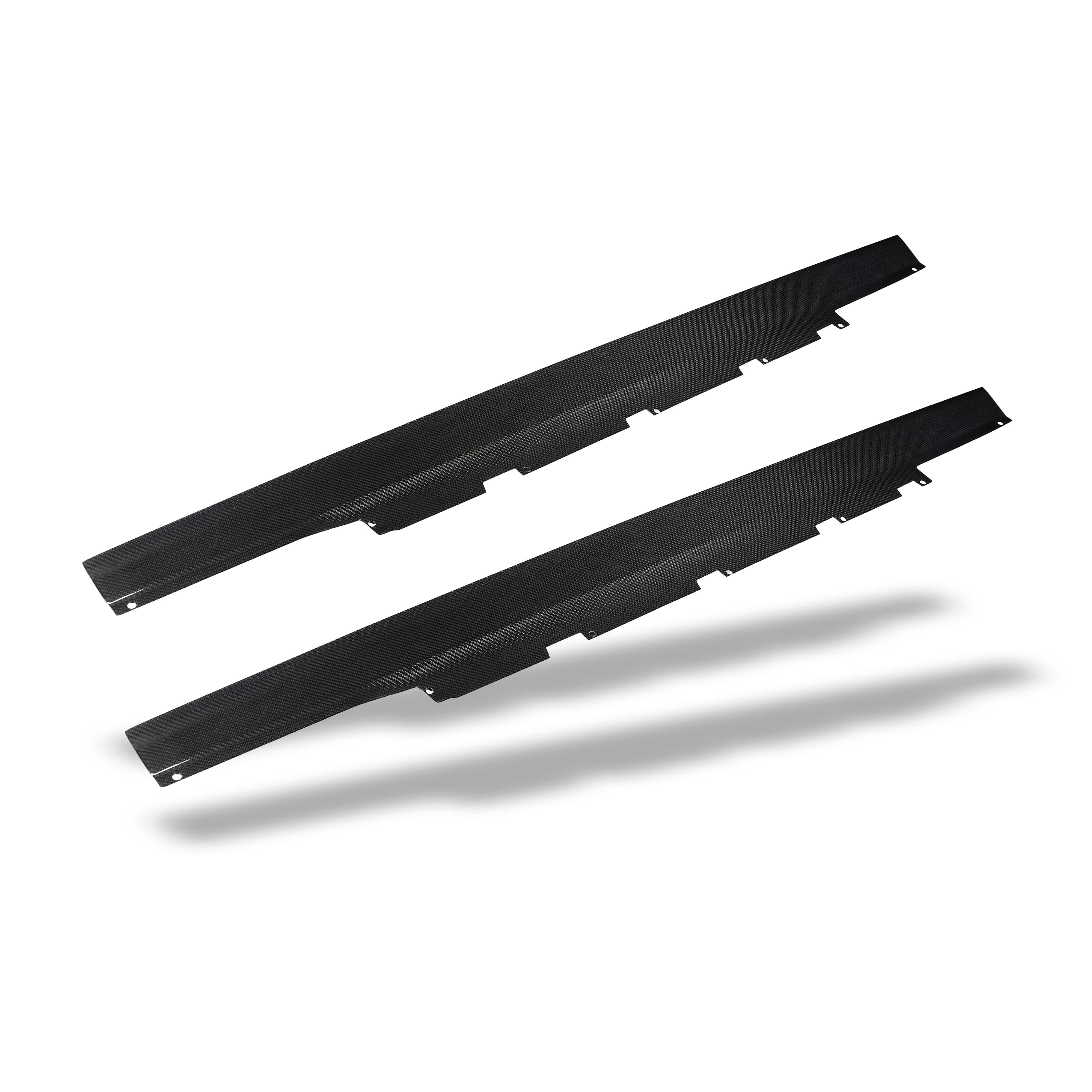 Revozport Side Skirts Audi RS7 C8 Carbon Fiber Side Skirts
