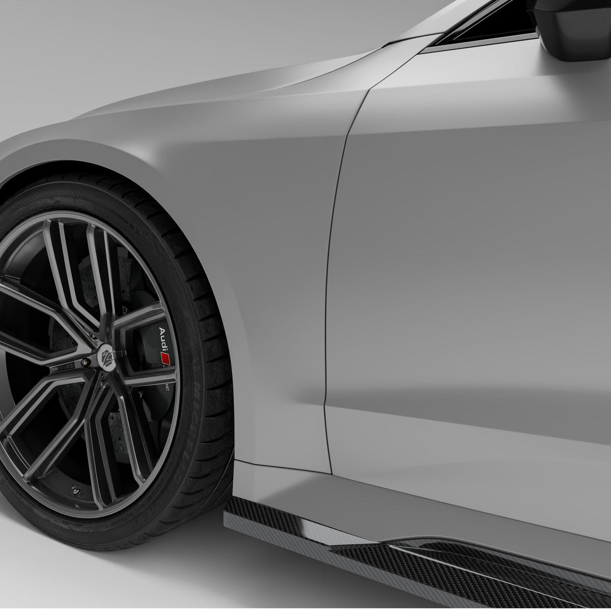 Revozport Side Skirts Audi RS7 C8 Carbon Fiber Side Skirts