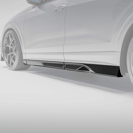 Revozport Side Skirts Audi RSQ8 Pre-LCI Carbon Fiber Side Skirts