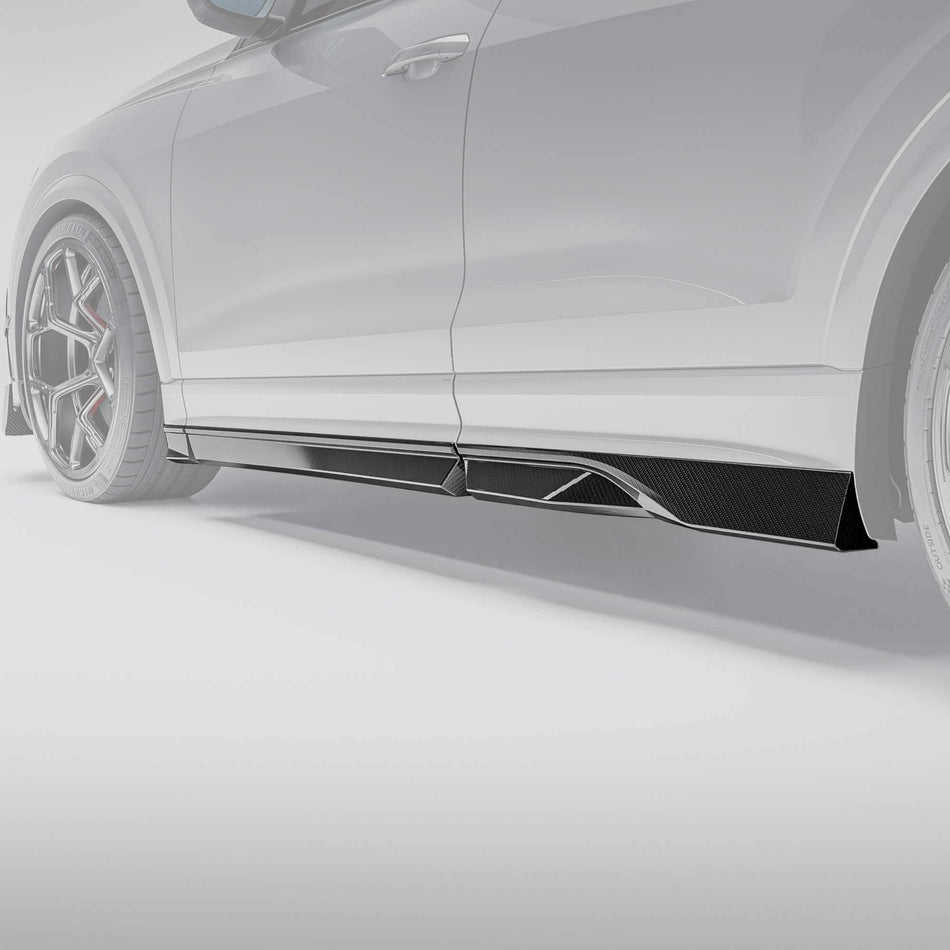 Revozport Side Skirts Audi RSQ8 Pre-LCI Carbon Fiber Side Skirts
