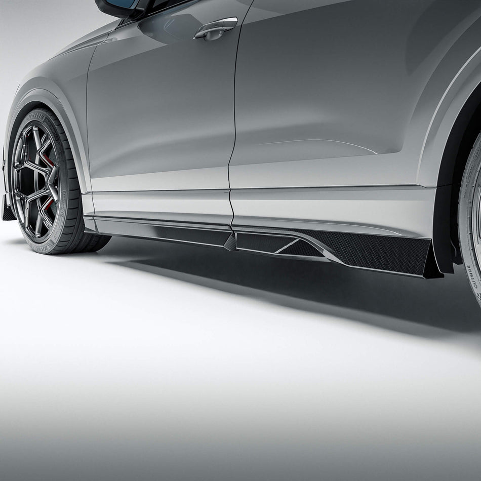 Revozport Side Skirts Audi RSQ8 Pre-LCI Carbon Fiber Side Skirts