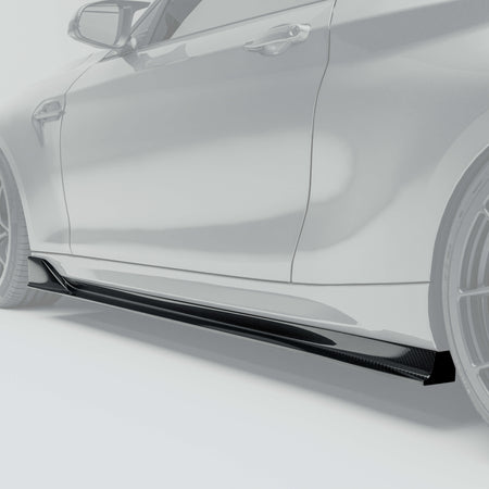 Revozport Side Skirts BMW M2 F87 N55 Carbon Side Skirts