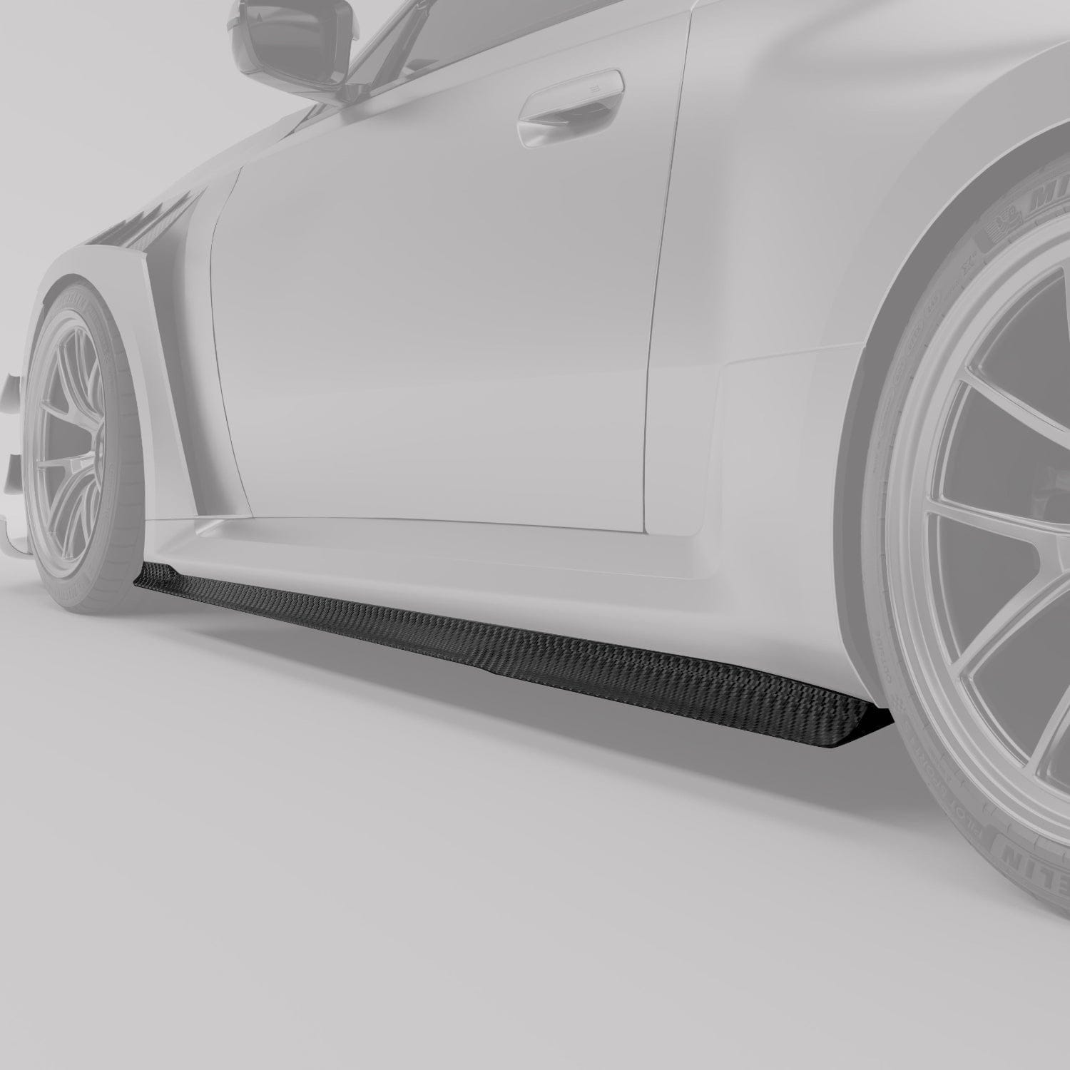 Revozport Side Skirts BMW M2 G87 Carbon Fiber Aero Side Skirts