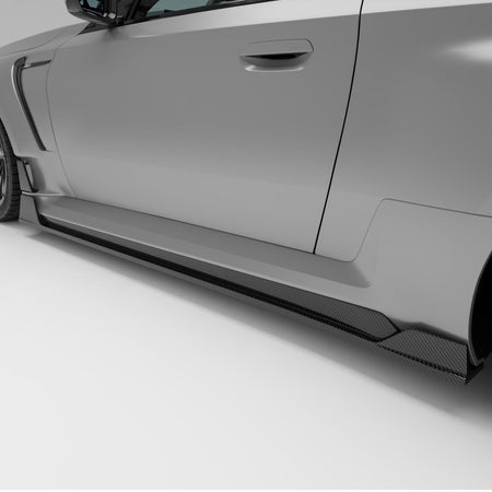 Revozport Side Skirts BMW M2 G87 Carbon Fiber Side Skirts