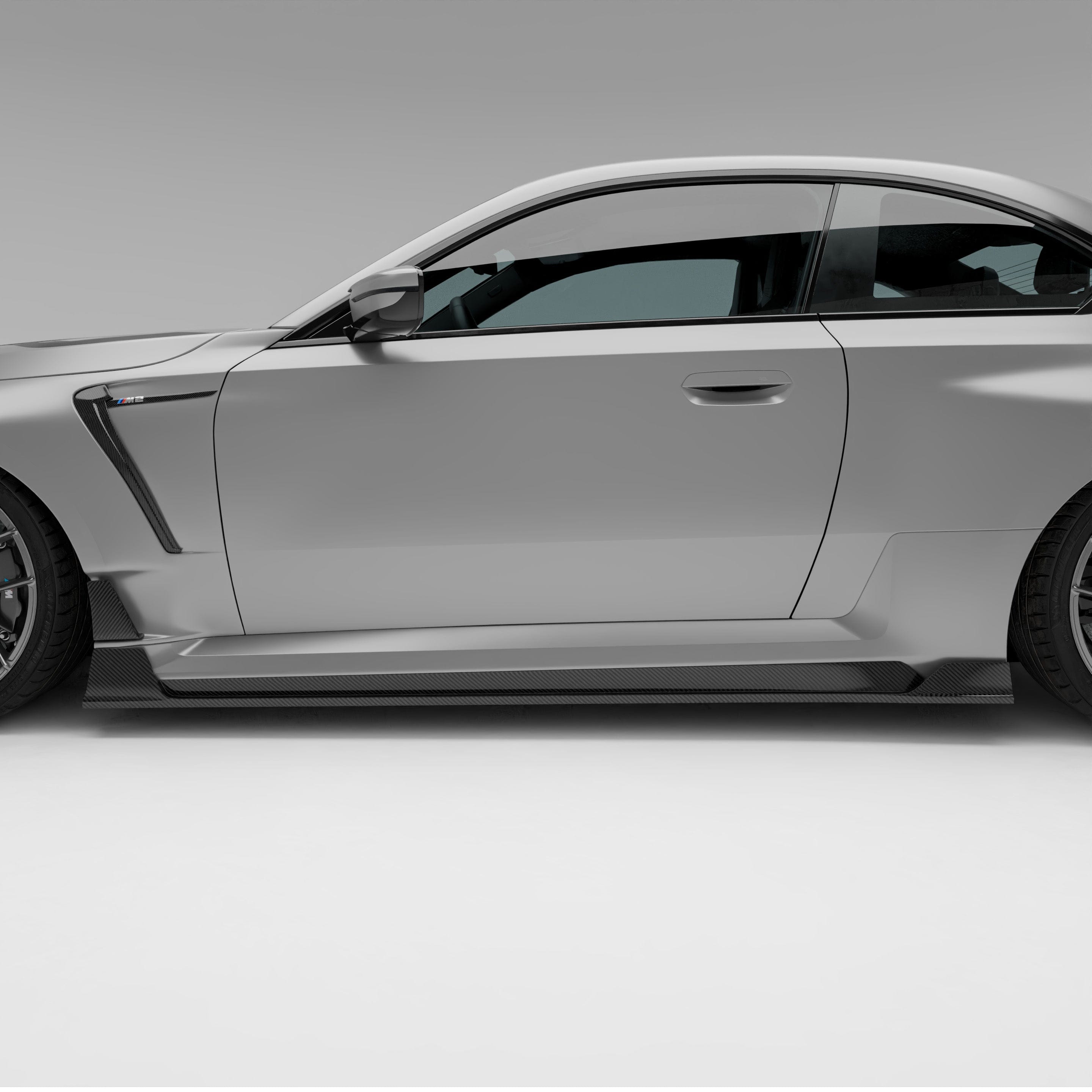 Revozport Side Skirts BMW M2 G87 Carbon Fiber Side Skirts