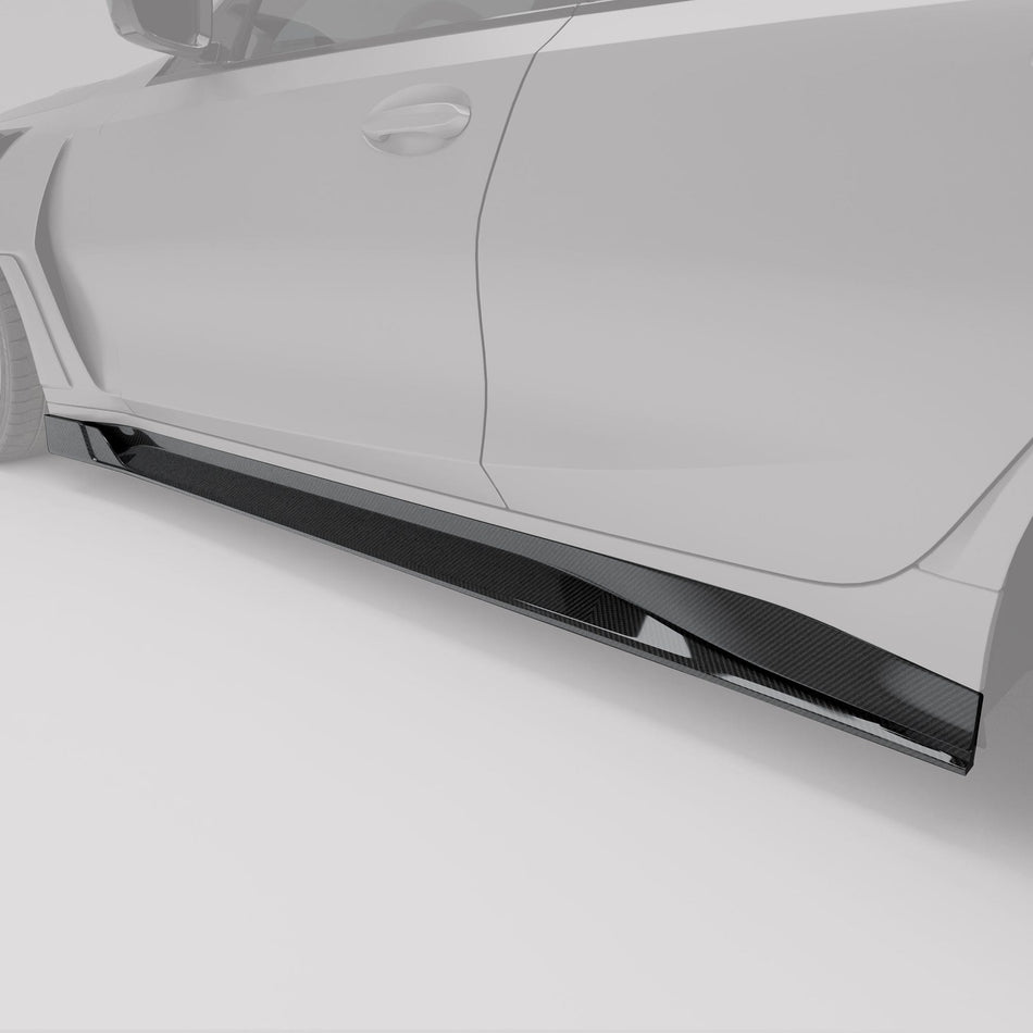 Revozport Side Skirts BMW M3 G80 Carbon Fiber Side Skirts
