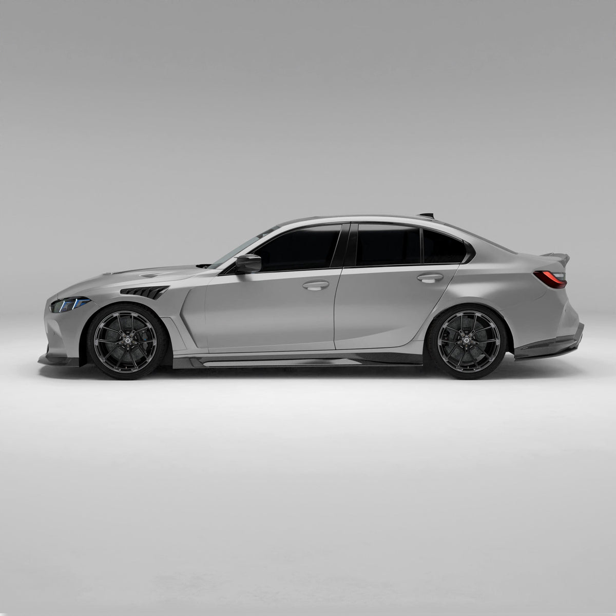 Revozport Side Skirts BMW M3 G80 Carbon Fiber Side Skirts