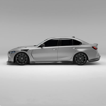 Revozport Side Skirts BMW M3 G80 Carbon Fiber Side Skirts