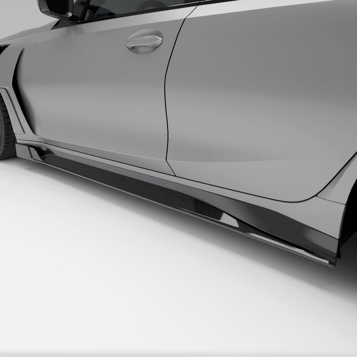 Revozport Side Skirts BMW M3 G80 Carbon Fiber Side Skirts