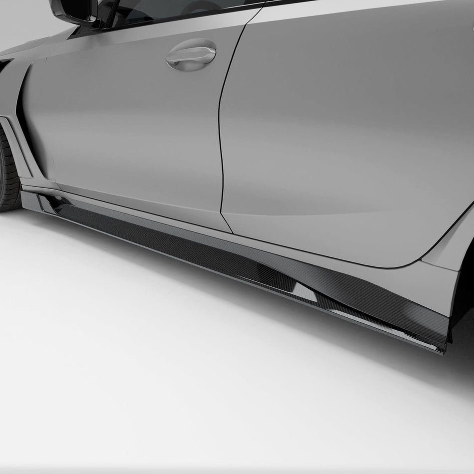 Revozport Side Skirts BMW M3 G80 Carbon Fiber Side Skirts