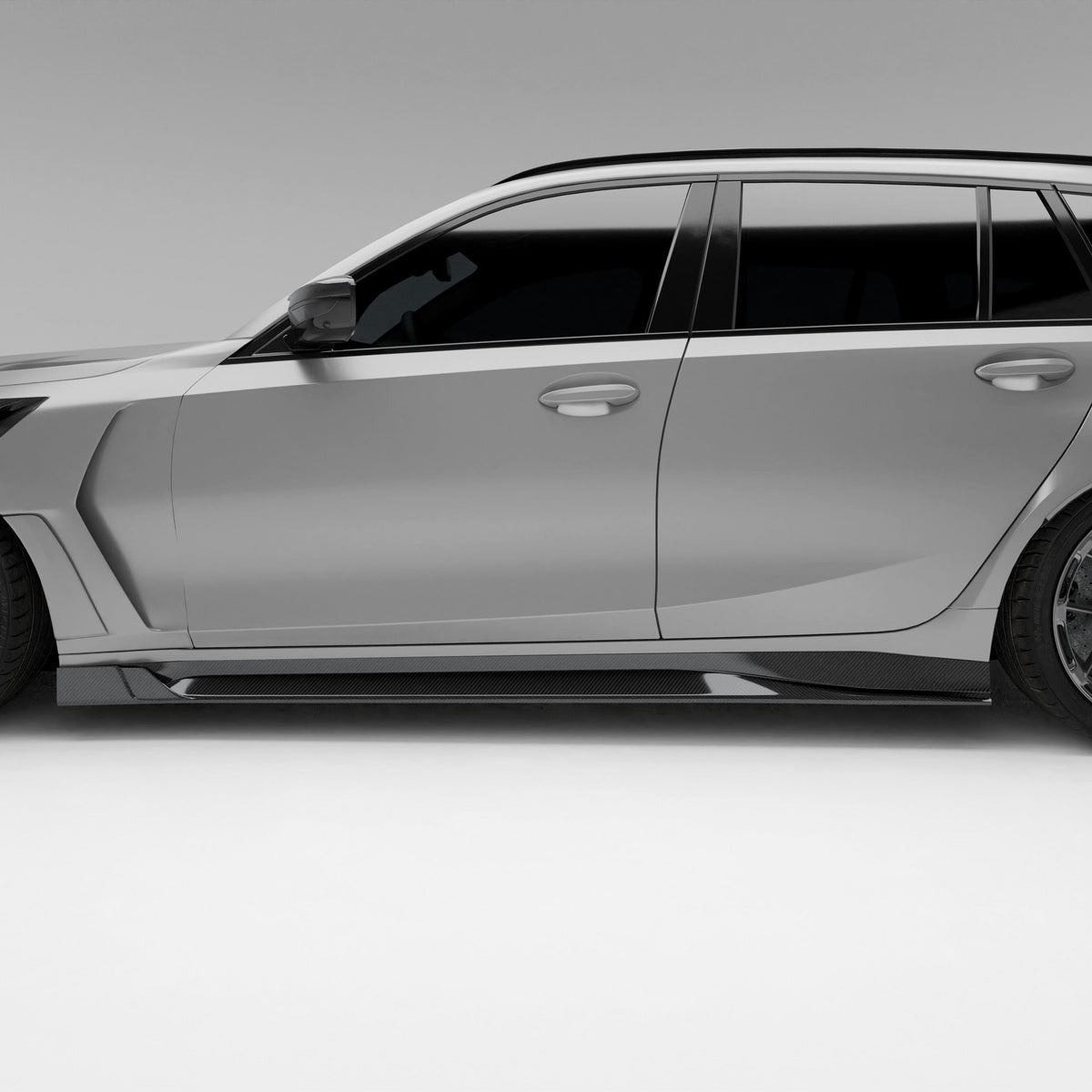 Revozport Side Skirts BMW M3 G81 Carbon Fiber Side Skirts