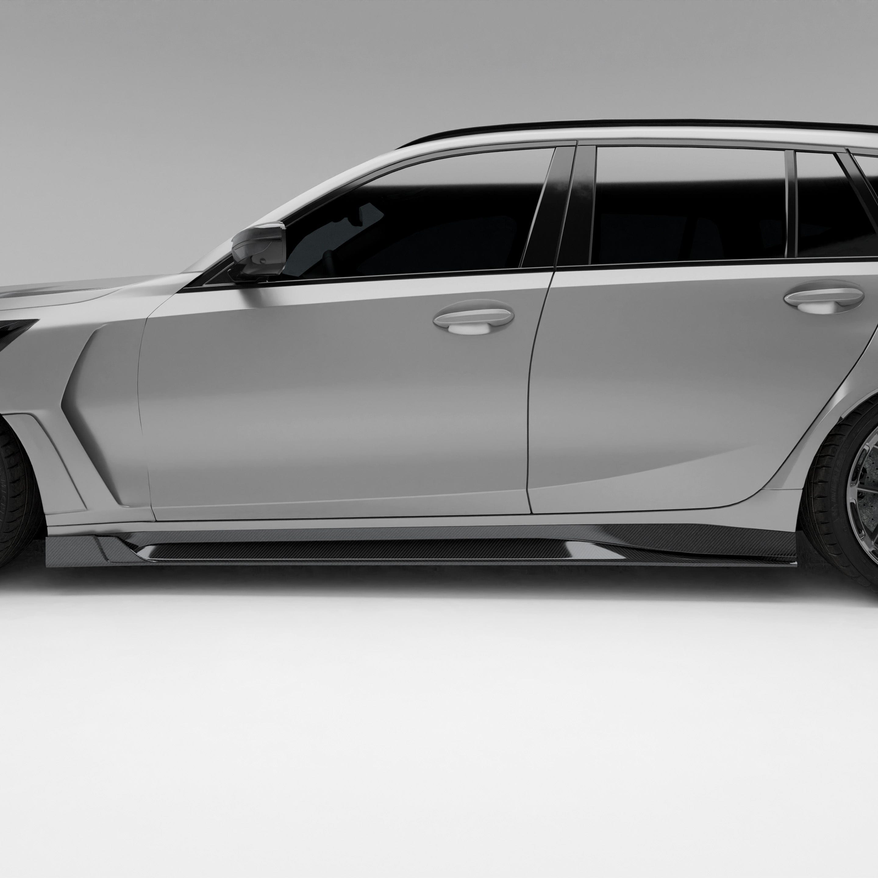 Revozport Side Skirts BMW M3 G81 Carbon Fiber Side Skirts