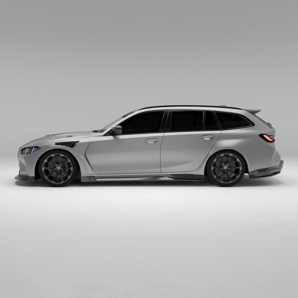 Revozport Side Skirts BMW M3 G81 Carbon Fiber Side Skirts