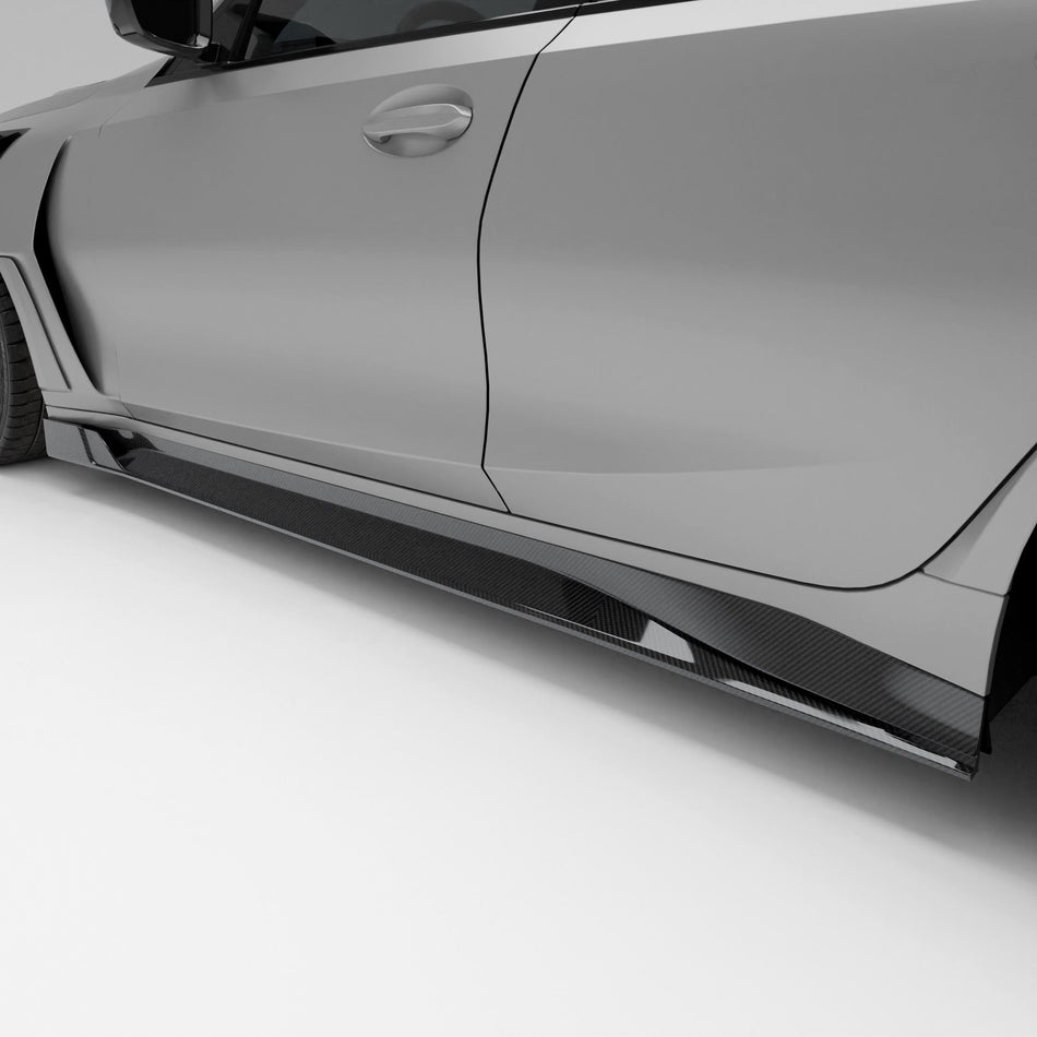 Revozport Side Skirts BMW M3 G81 Carbon Fiber Side Skirts