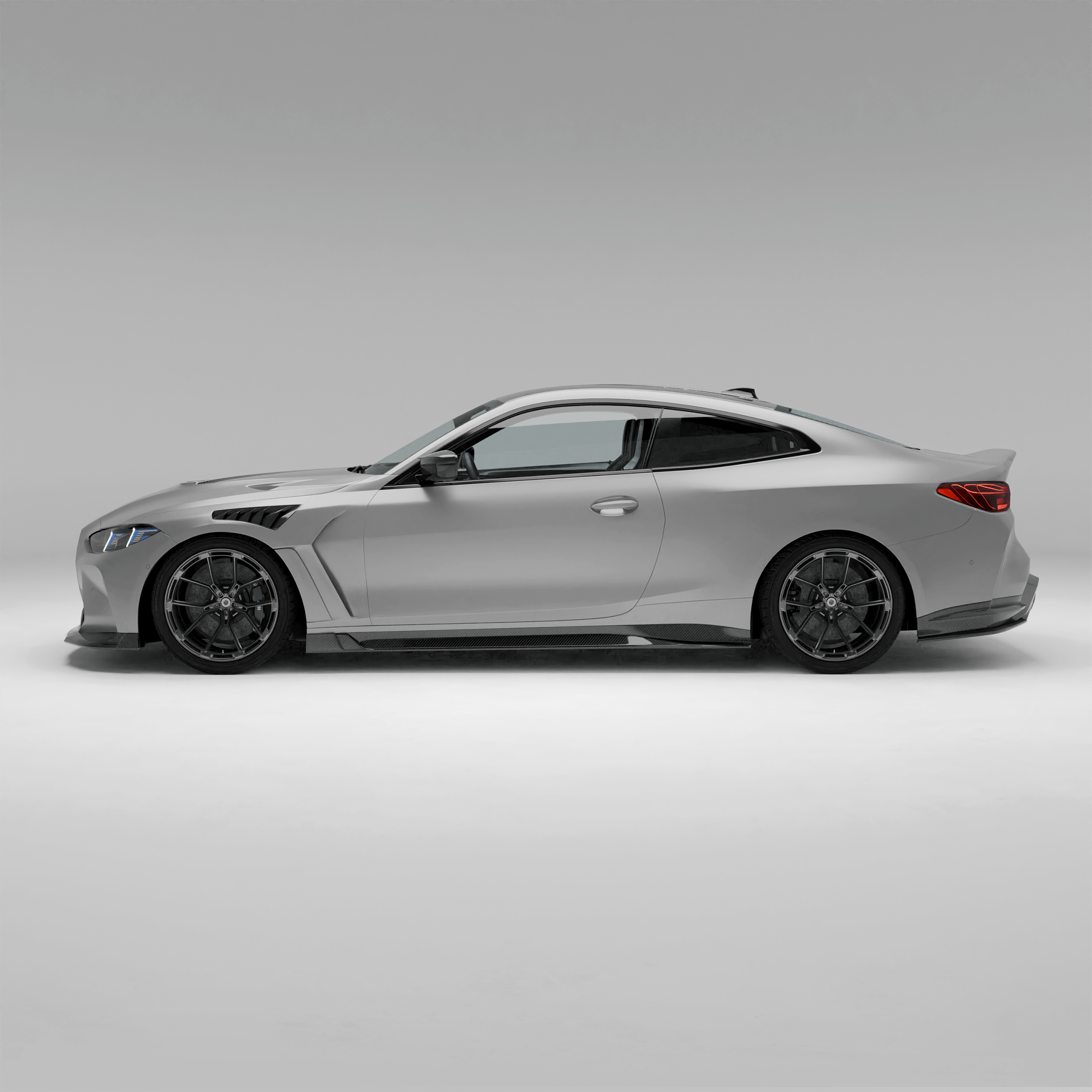 Revozport Side Skirts BMW M4 G82 Carbon Fiber Side Skirts