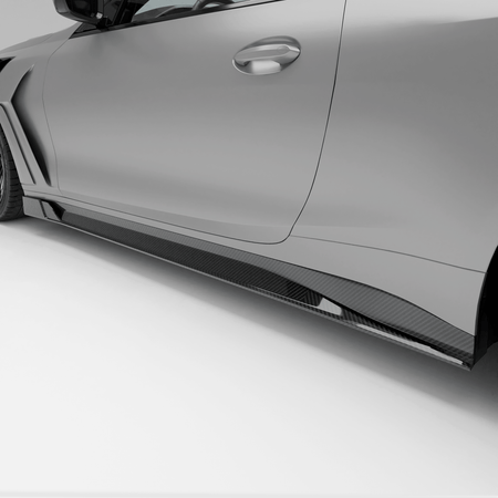 Revozport Side Skirts BMW M4 G82 Carbon Fiber Side Skirts