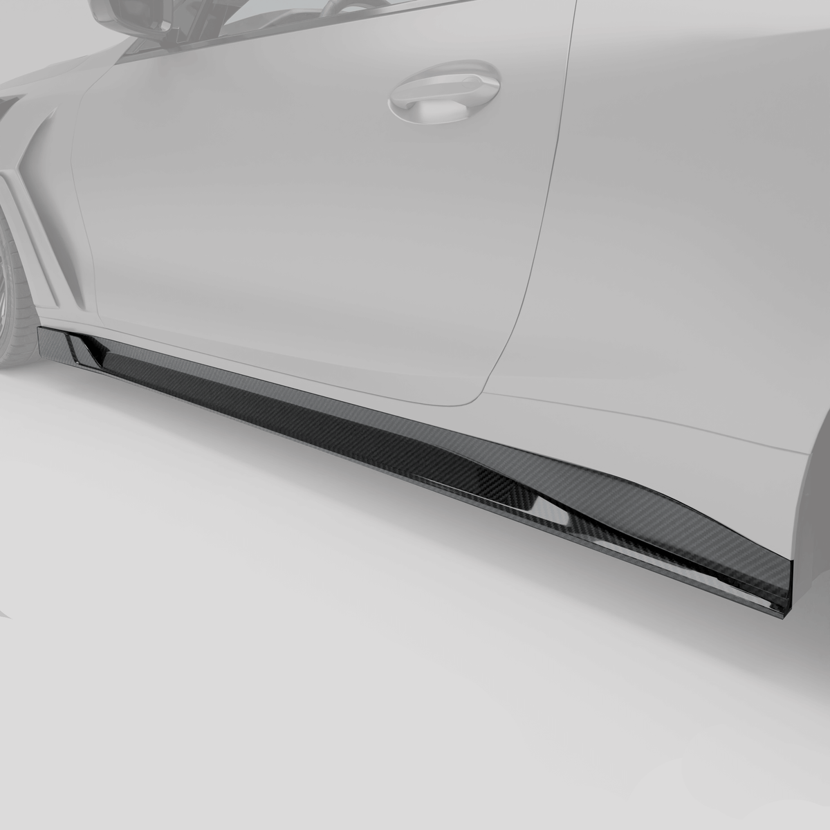 Revozport Side Skirts BMW M4 G82 Carbon Fiber Side Skirts