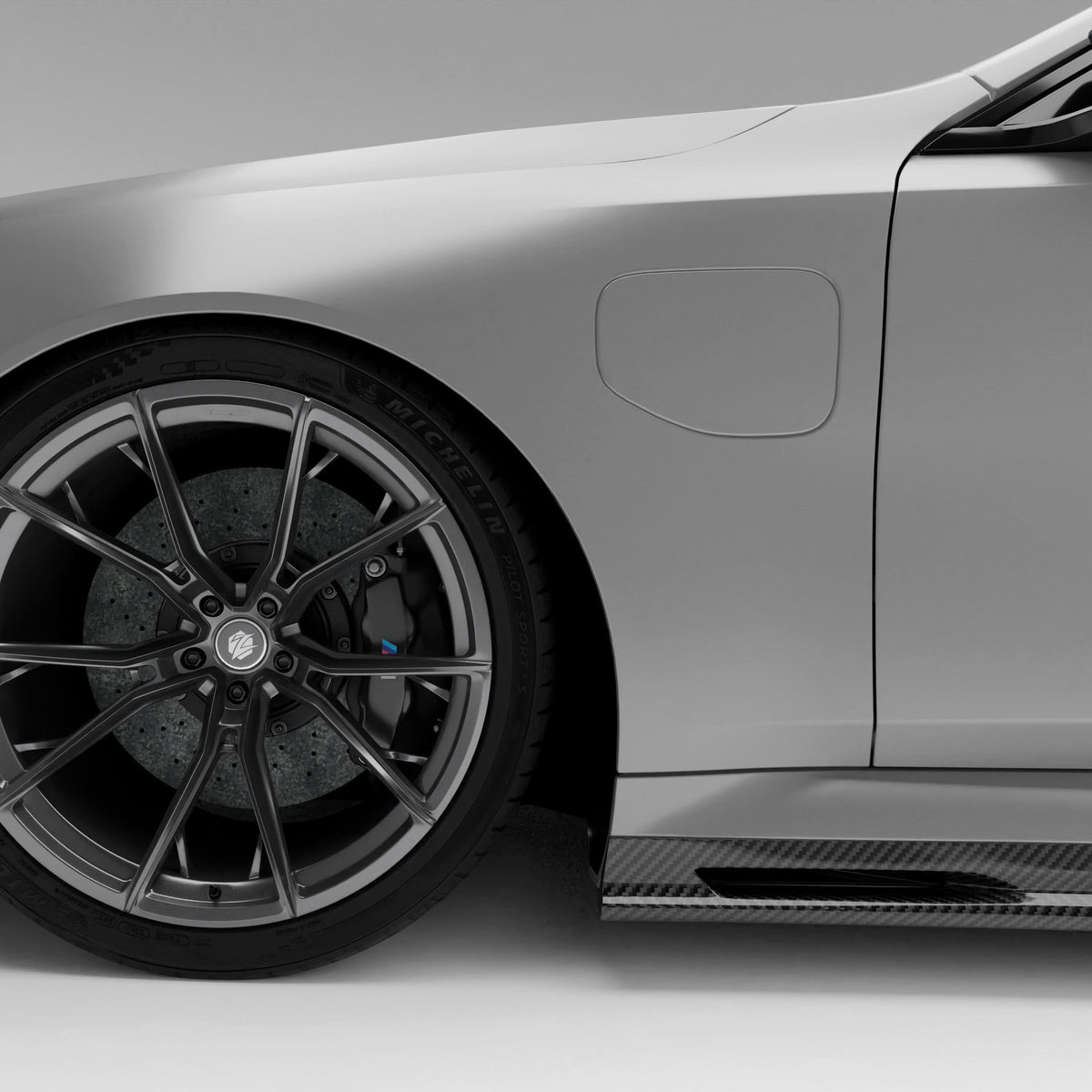 Revozport Side Skirts BMW M5 G90 Carbon Fiber Side Skirts