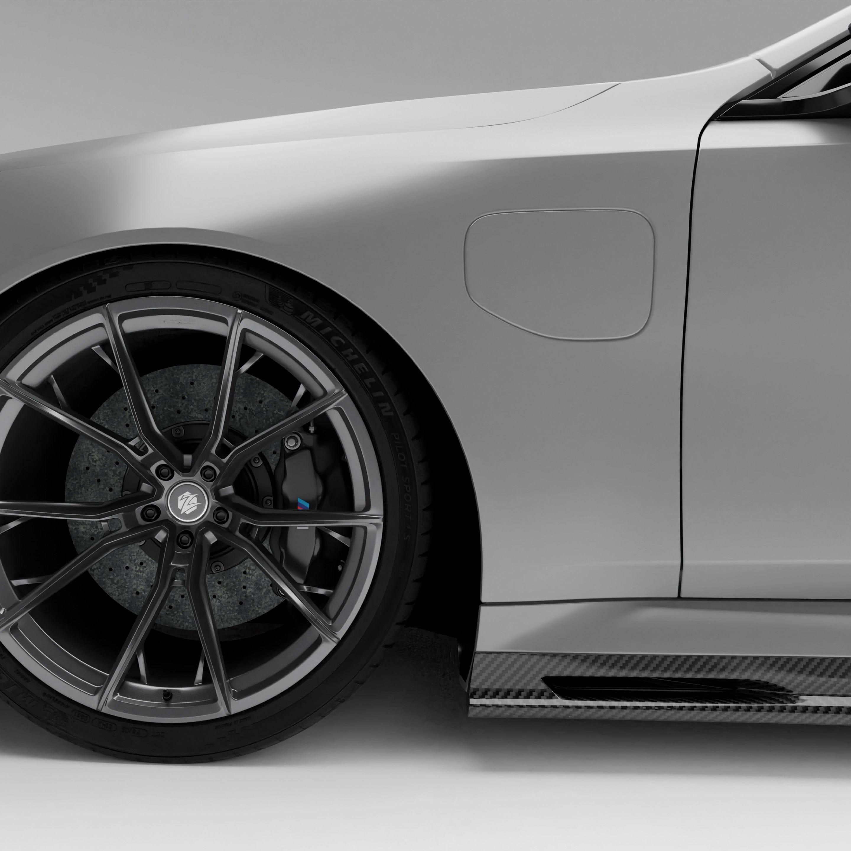 Revozport Side Skirts BMW M5 G90 Carbon Fiber Side Skirts