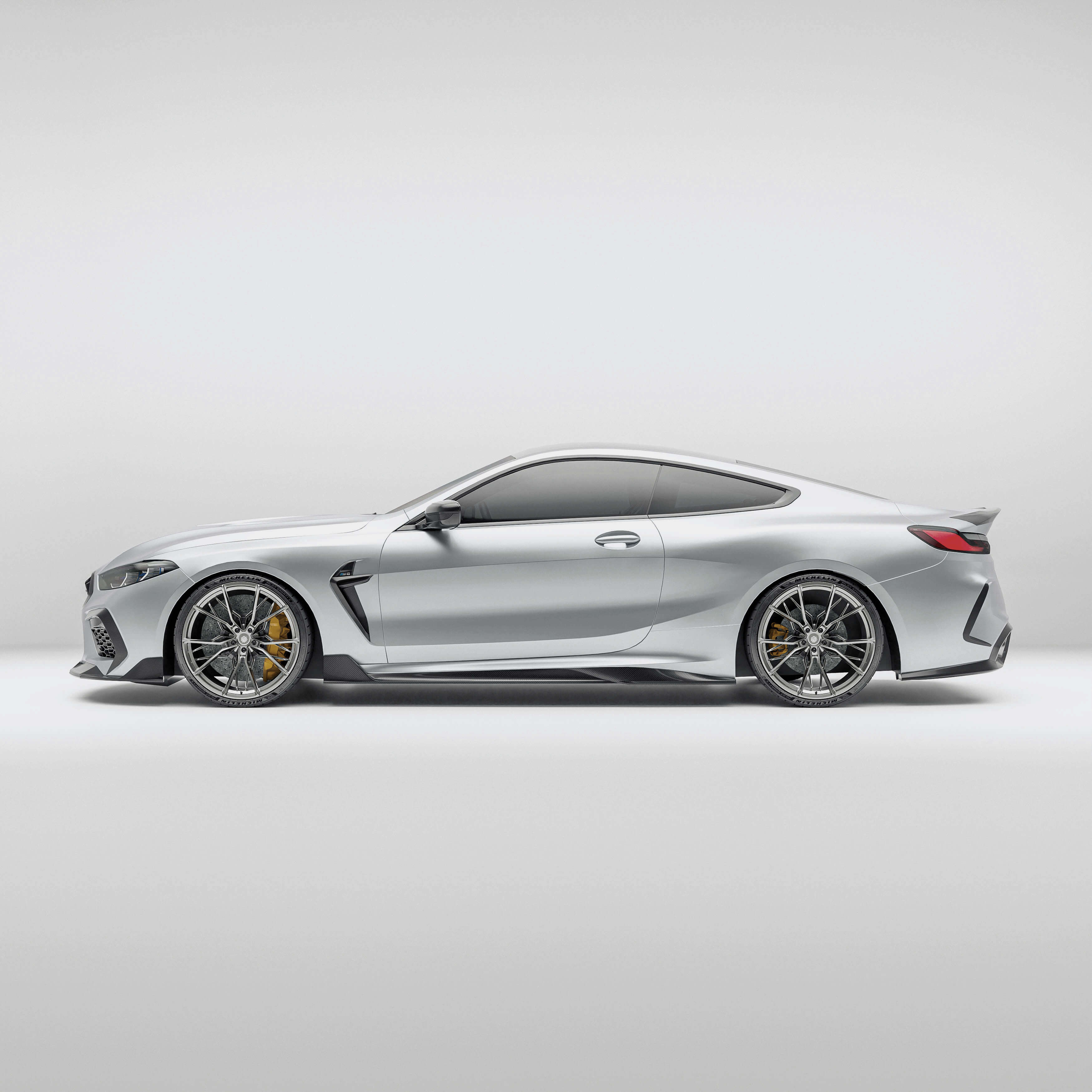 Revozport Side Skirts BMW M8 F91 F92 G14 G15 Carbon Fiber Side Skirts