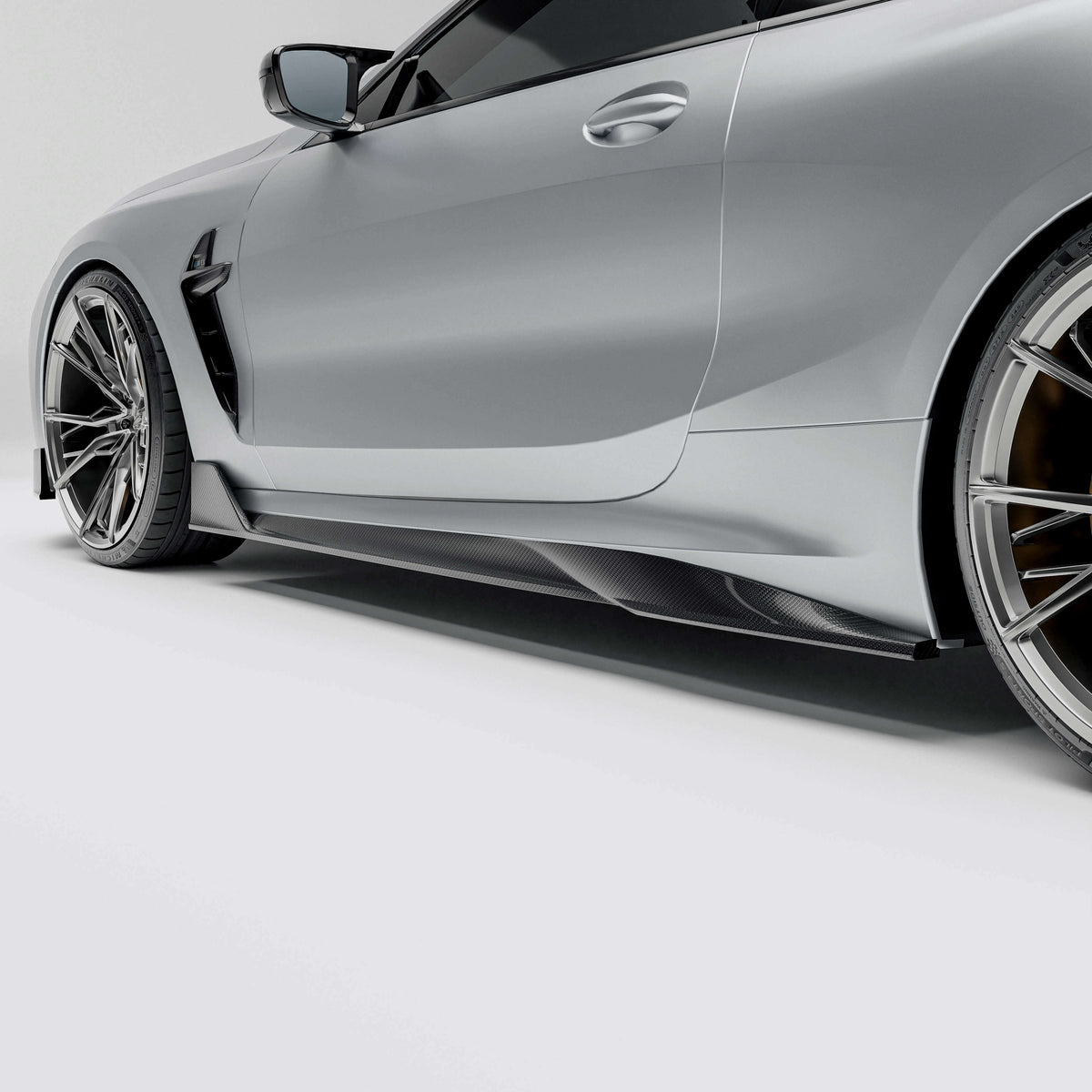 Revozport Side Skirts BMW M8 F91 F92 G14 G15 Carbon Fiber Side Skirts